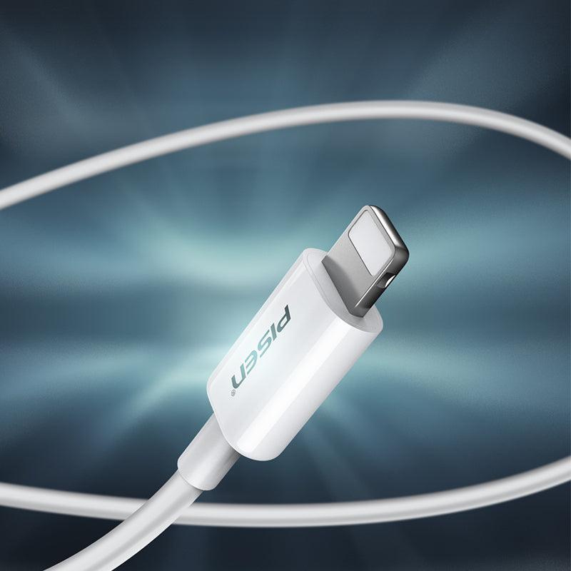 PISEN Mr-White USB-A to Lightning Cable 1000mm AL05