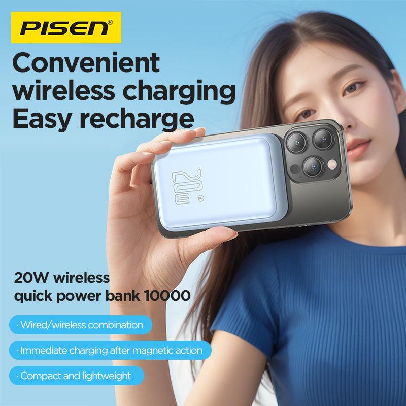 PISEN PowerMag แบตสำรองแม่เหล็ก 20W 10000mAh TP-D111