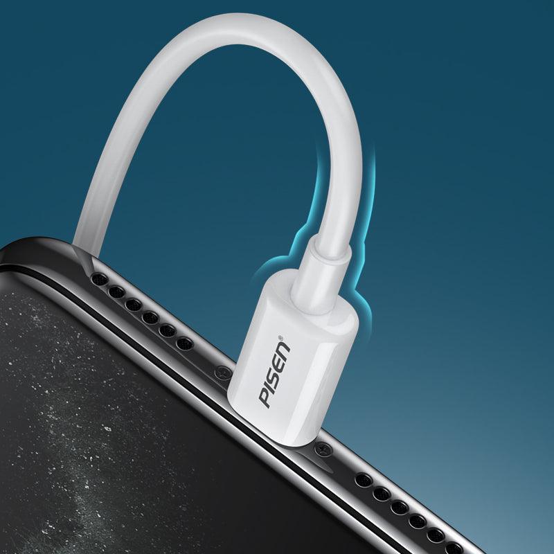 PISEN Mr-White USB-A to Lightning Cable 1000mm AL05