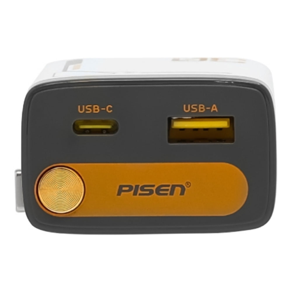 PISEN 30W GaN Fast Charging Retractable Wall Charger White TP-C82