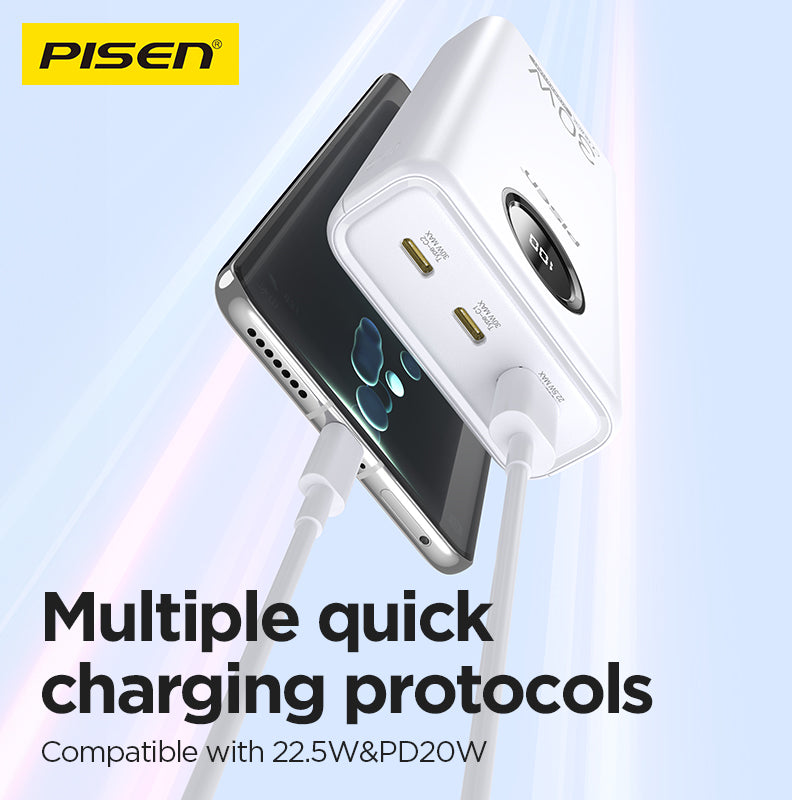 PISEN QUICK 30W Quick charging 20000mAh power bank TS-D337