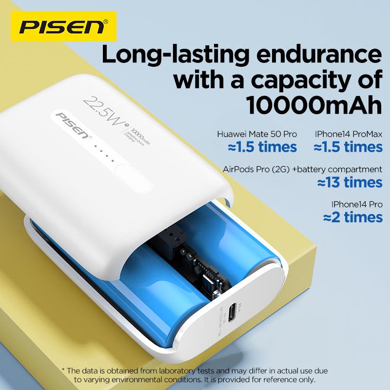 PISEN Power Tiny 22.5W พาวเวอร์แบงค์ขนาดเล็ก 10000mAh TS-D330