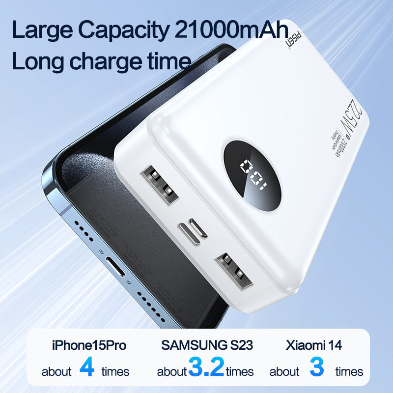 PISEN PRO 22.5W 21000mAh พาวเวอร์แบงค์อัจฉริยะ TS-D301