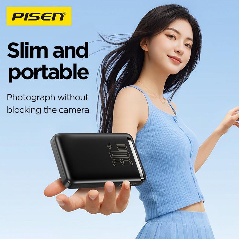 TP-D101 PISEN QUICK 30W Magnetic Q12 พาวเวอร์แบงค์ชาร์จเร็วไร้สาย