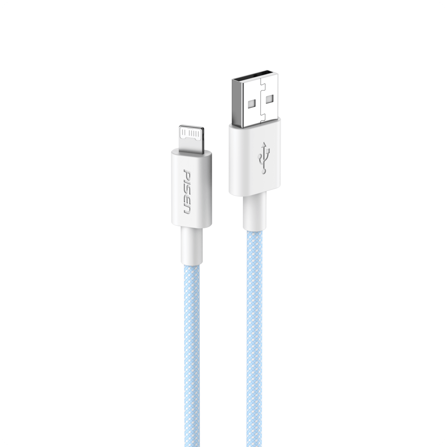 PISEN Vivid Series A to L 12W Braided Data Charging Cable AL34