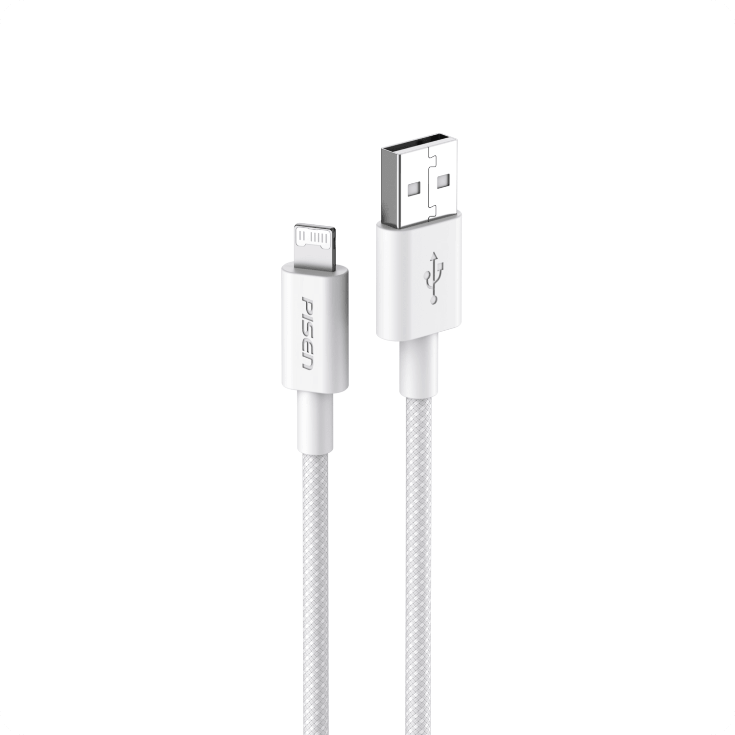 PISEN Vivid Series A to L 12W Braided Data Charging Cable AL34