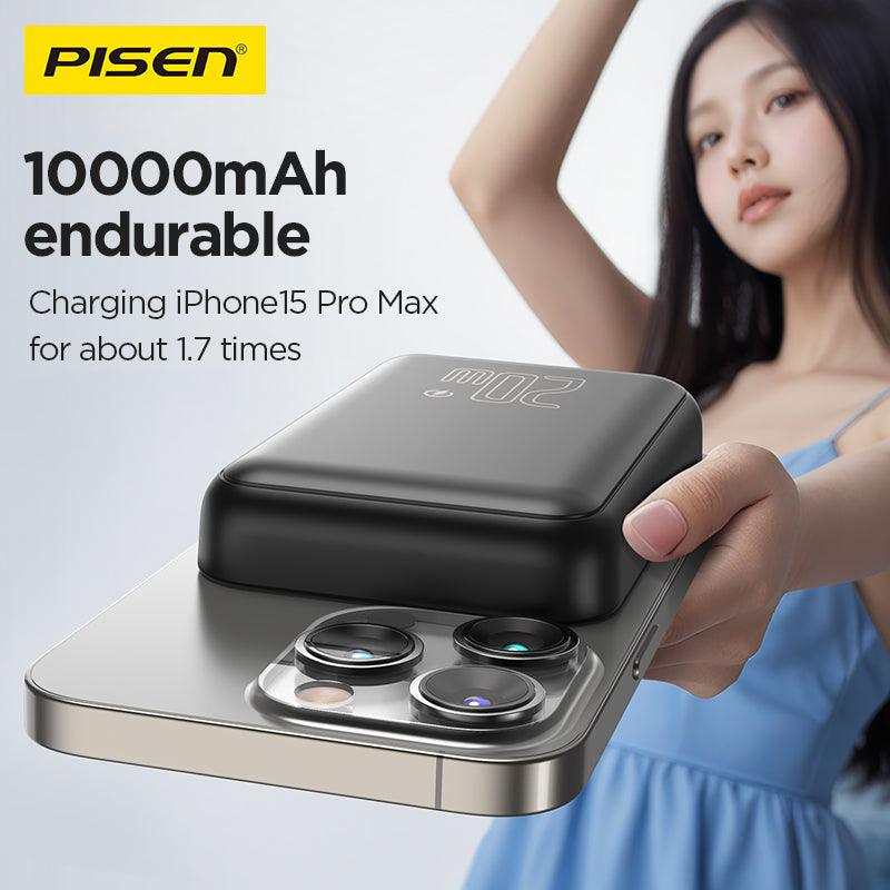 PISEN PowerMag แบตสำรองแม่เหล็ก 20W 10000mAh TP-D111