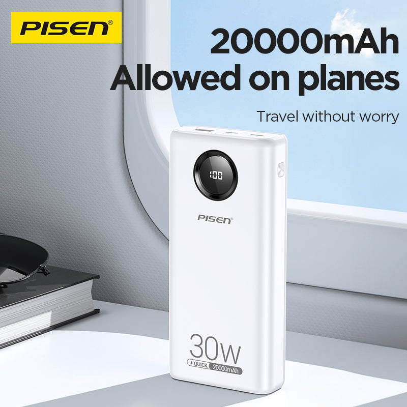 PISEN QUICK 30W Quick charging 20000mAh power bank TS-D337