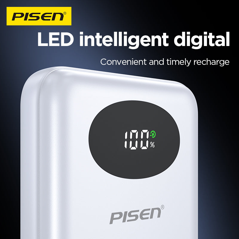 PISEN QUICK 20W Powerbank with 4 cables 20000mAh TS-D344