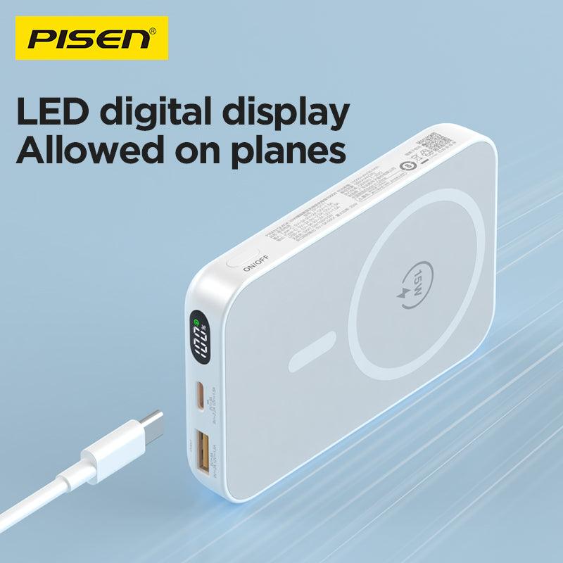 PISEN PowerMag แบตสำรองแม่เหล็ก 20W 10000mAh TP-D111