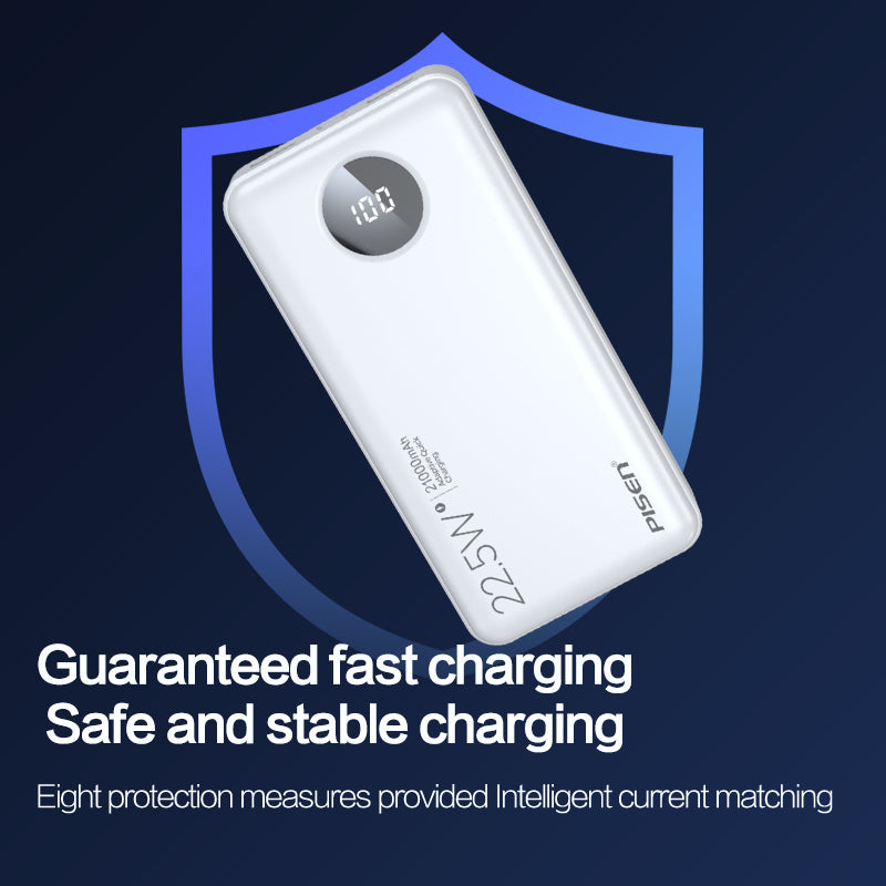 PISEN PRO 22.5W 21000mAh พาวเวอร์แบงค์อัจฉริยะ TS-D301