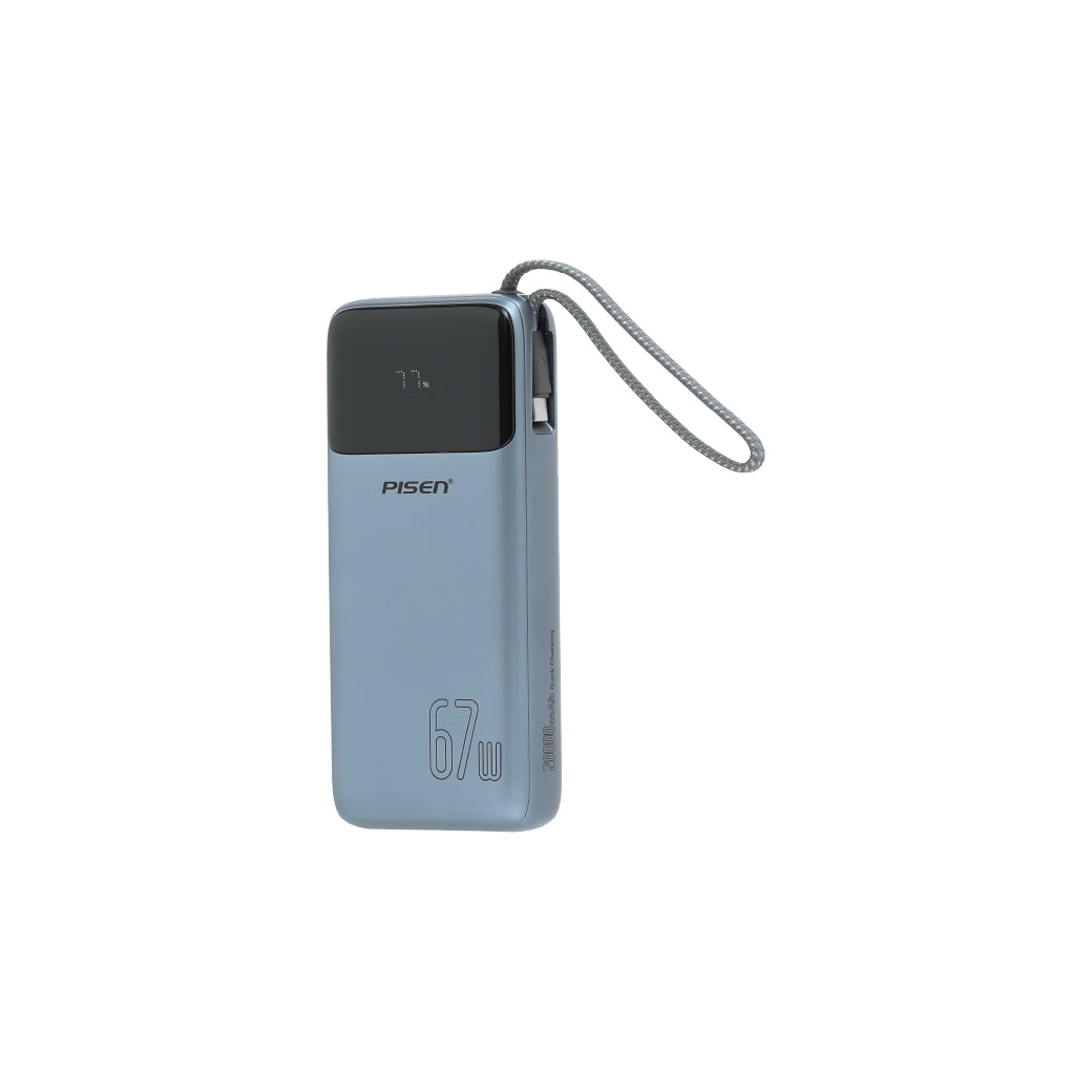 PISEN Bolt 67W 20000mAh Power Bank Grey TP-D108