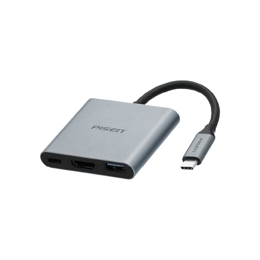 PISEN Type-C 3 in 1 Multi-Functional Docking station PGM-HB07