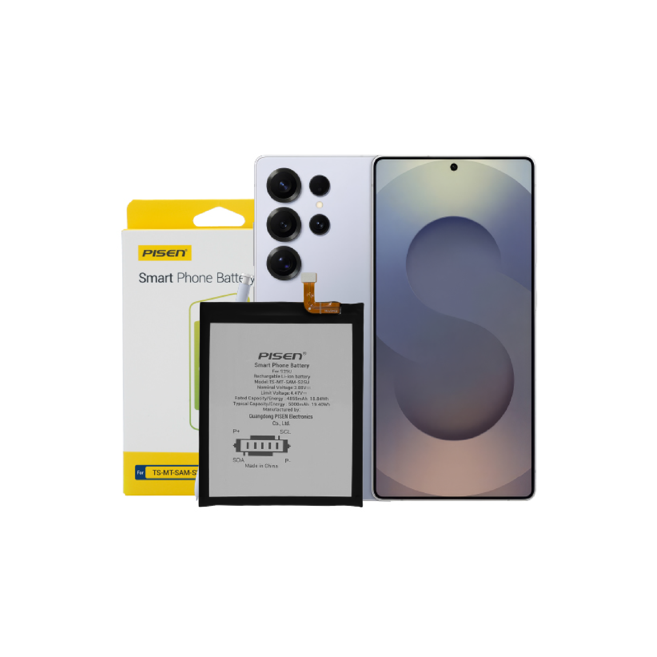 PISEN Smart Phone Battery for Samsung Galaxy S25 Ultra TS-MT-SAM-S25U