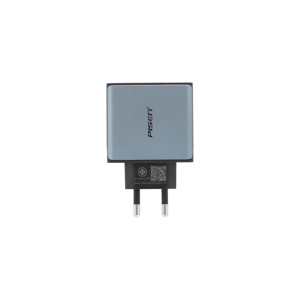 PISEN BOLT Lite 65W 2C2A GaN Fast Charger Set Grey TP-C66