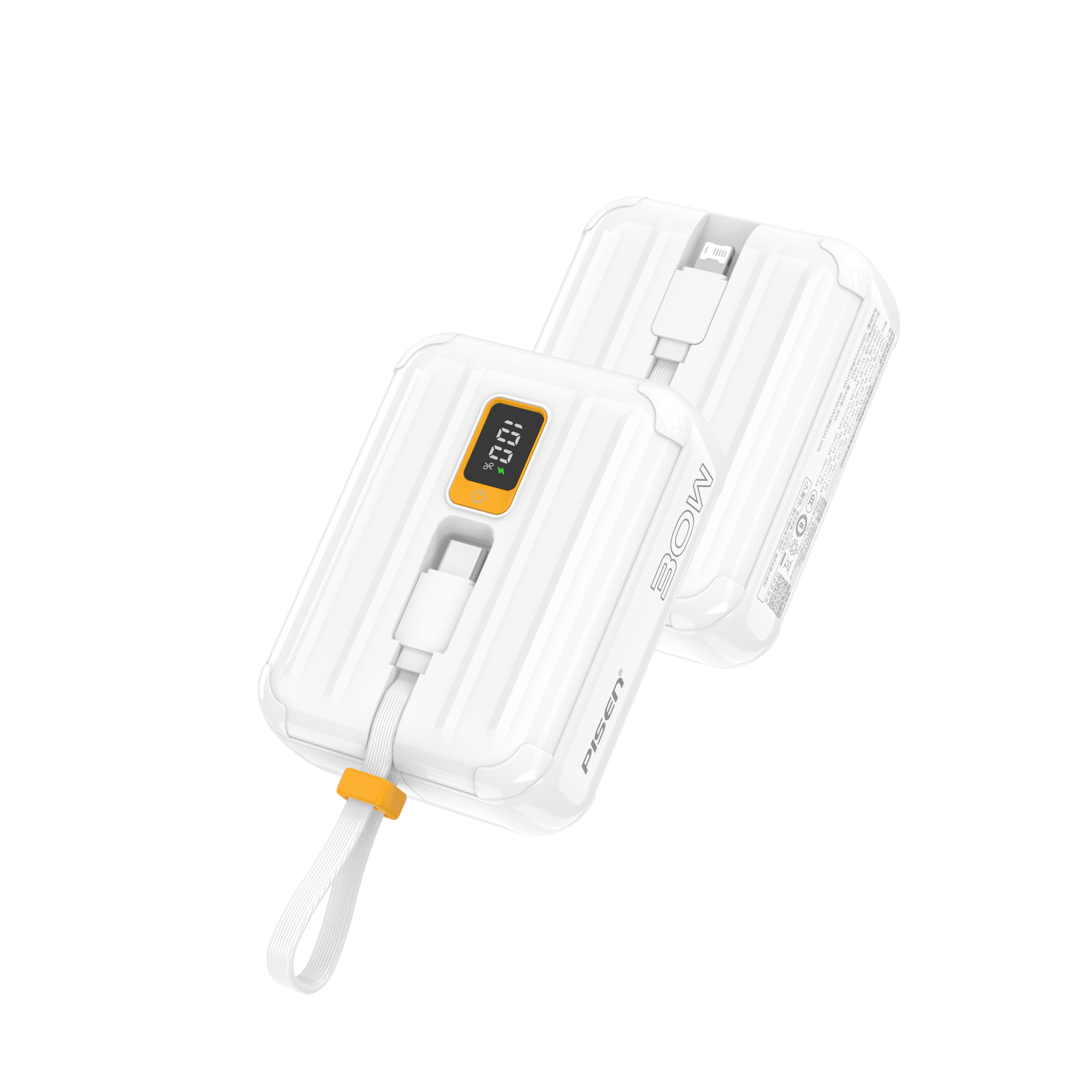 PISEN Power Tiny 30W 10000mAh พร้อมสายชาร์จคู่ TS-D364