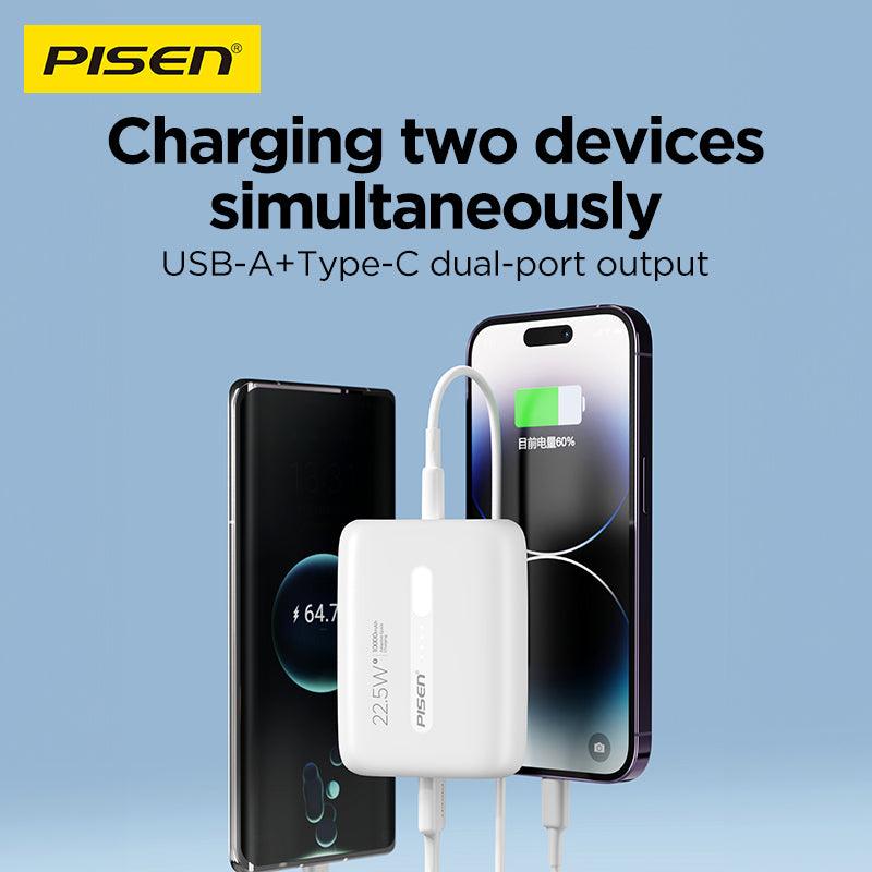PISEN Power Tiny 22.5W พาวเวอร์แบงค์ขนาดเล็ก 10000mAh TS-D330