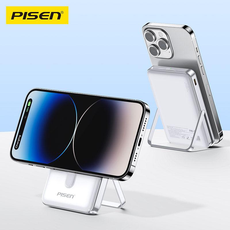 PISEN PowerMag พาวเวอร์แบงค์ 2 in 1 ดิจิตอลแม่เหล็ก TP-D080