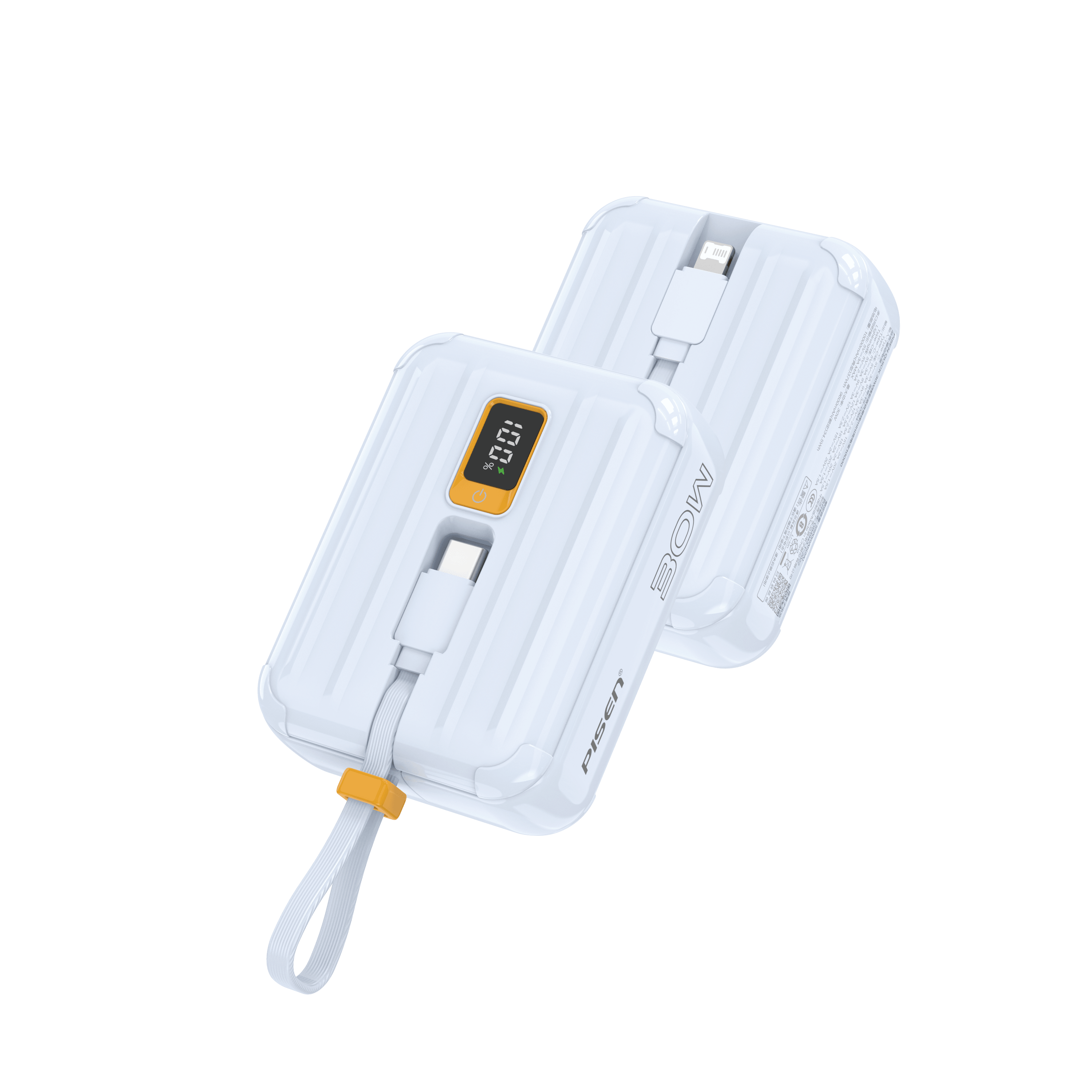 PISEN Power Tiny 30W 10000mAh With Dual Cable Power Bank TS-D364