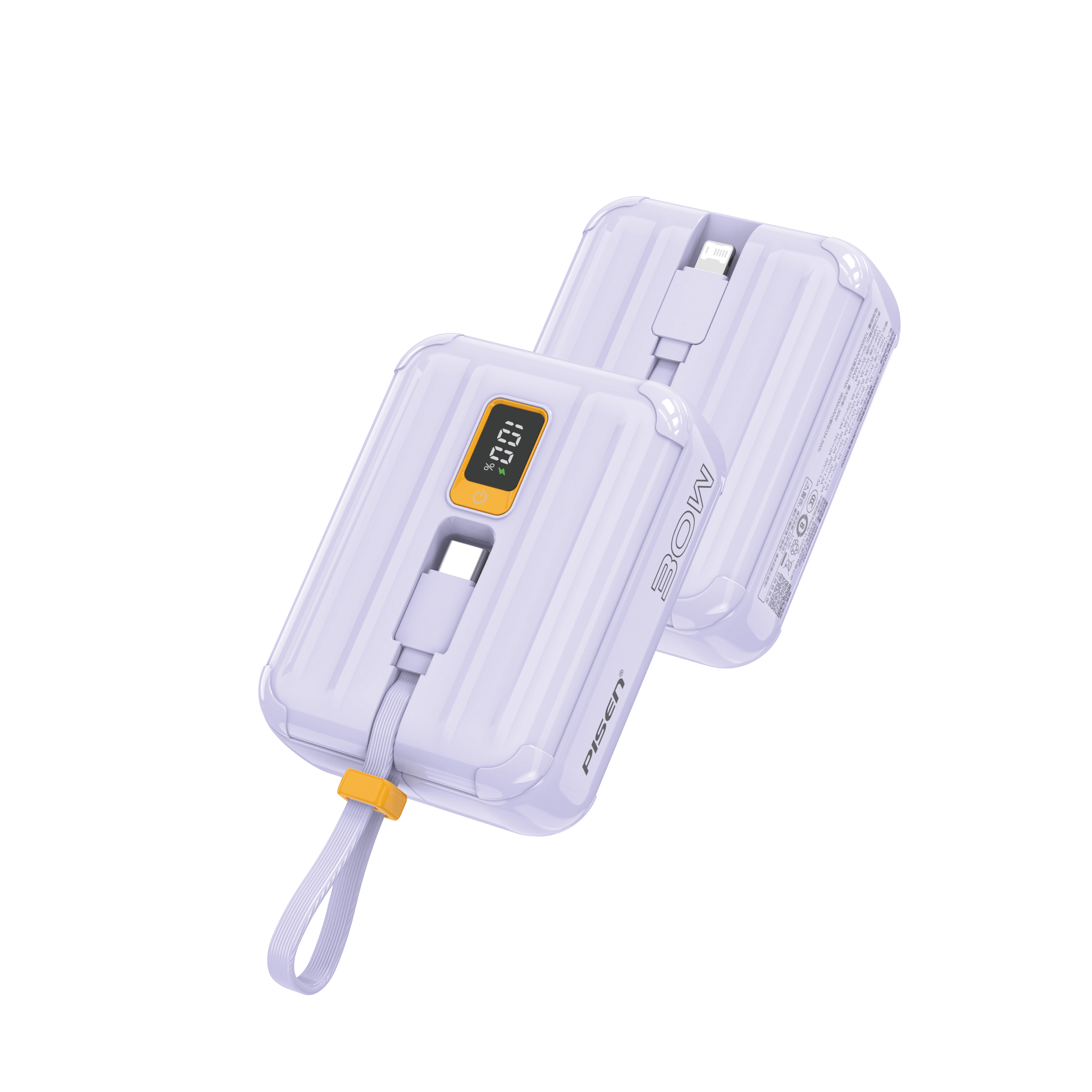 PISEN Power Tiny 30W 10000mAh With Dual Cable Power Bank TS-D364