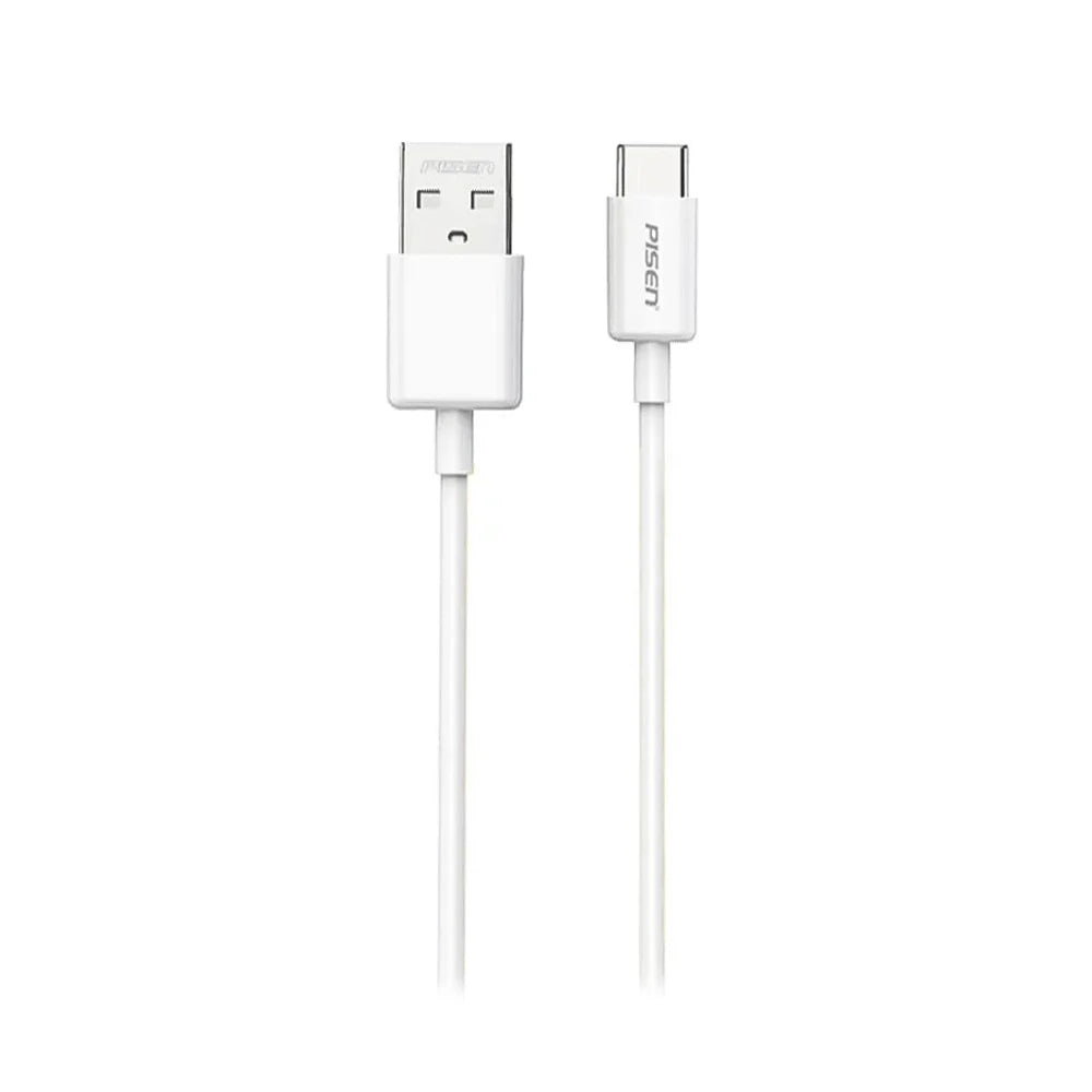 PISEN-Mr White USB-A to USB-C Cable 1000mm TC25-1000