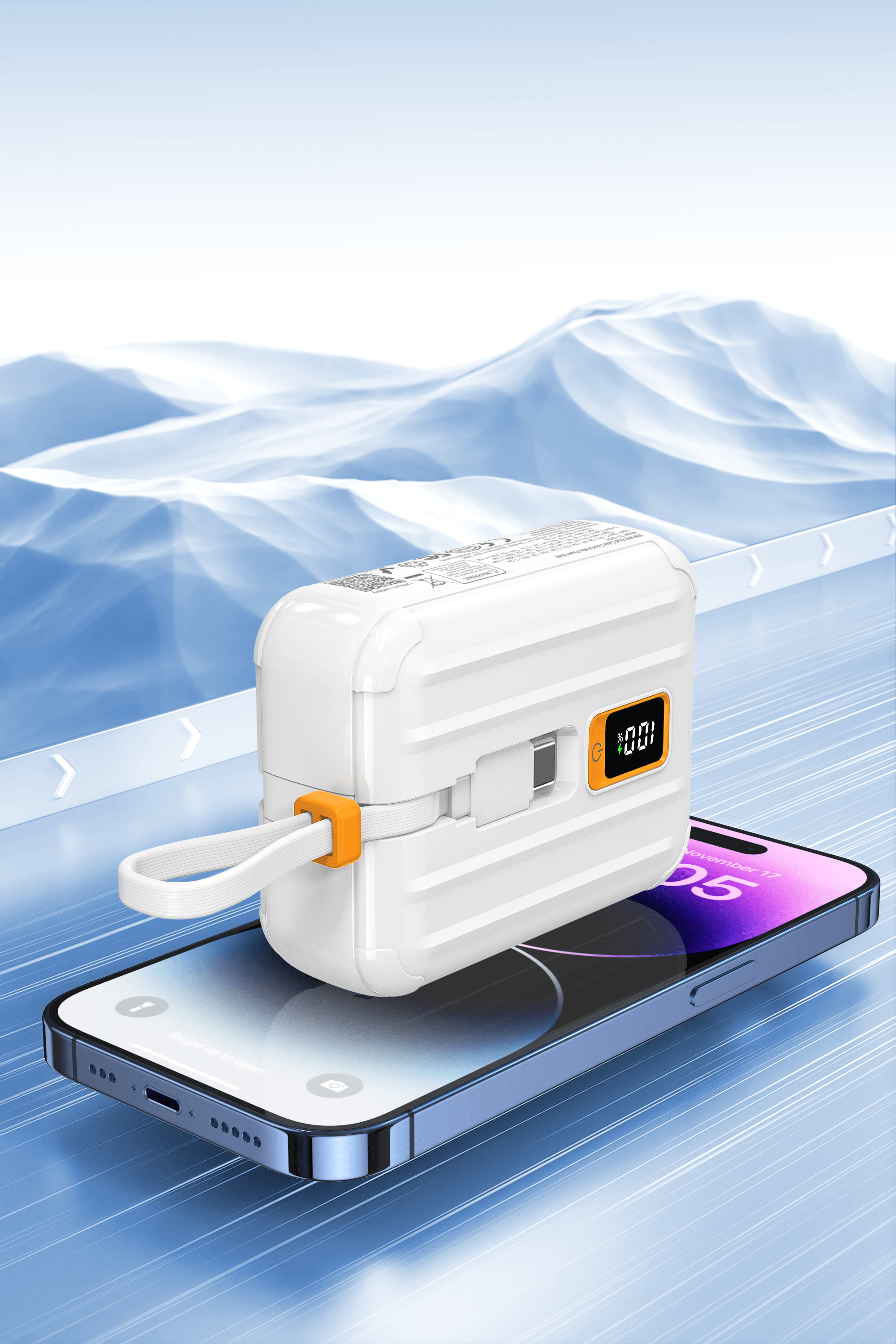 PISEN Power Tiny 30W 10000mAh With Dual Cable Power Bank TS-D364