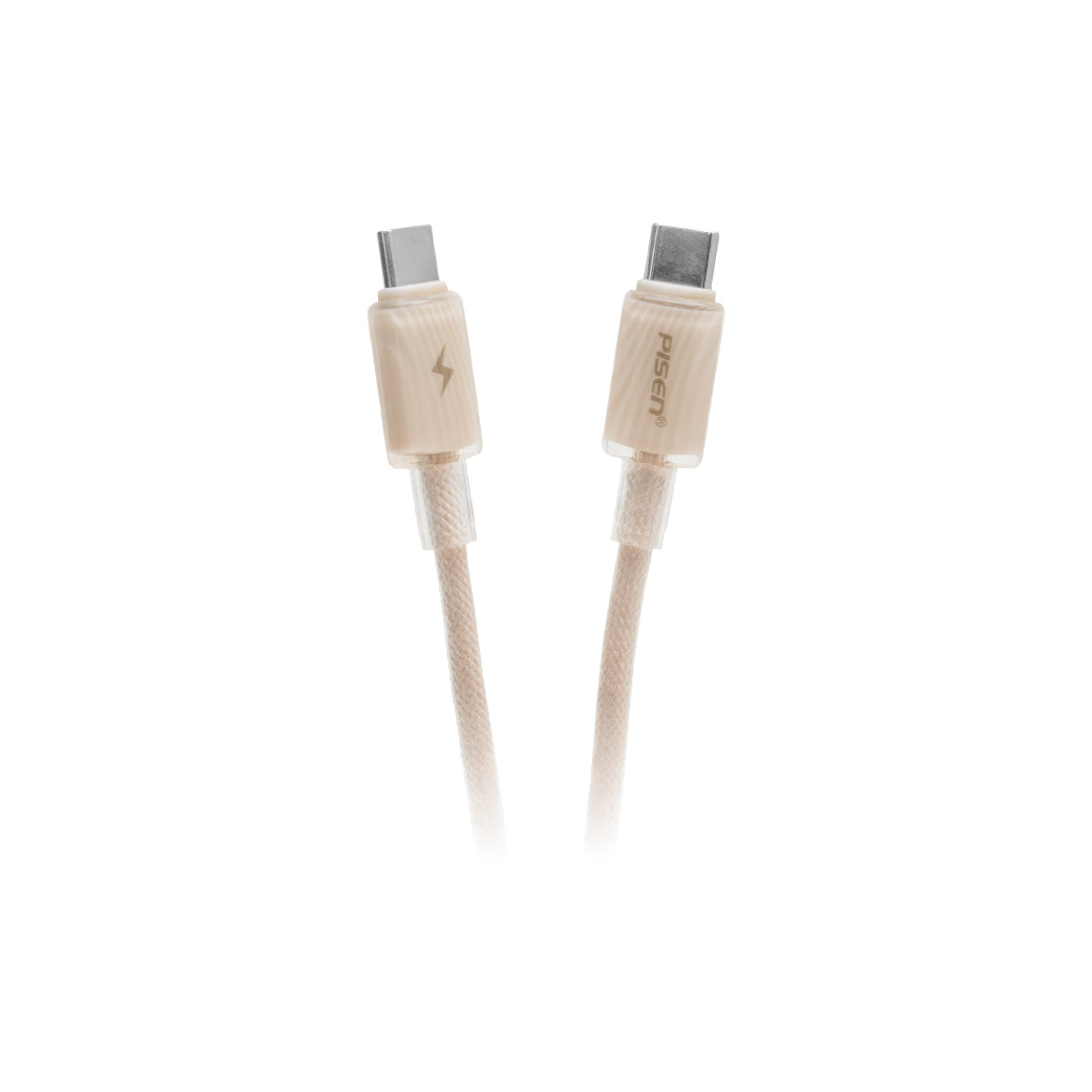 PISEN IceLink Series Type-C to Type-C 60W Data Charging Cable LT-CC28-1200