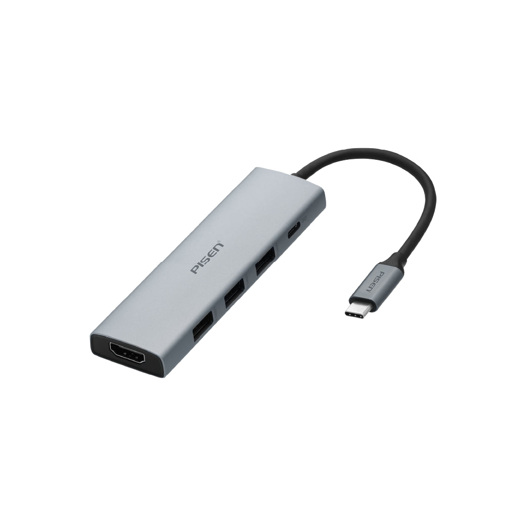 PISEN Type-C 5 in 1 Multi-Functional Docking station PGM-HB01