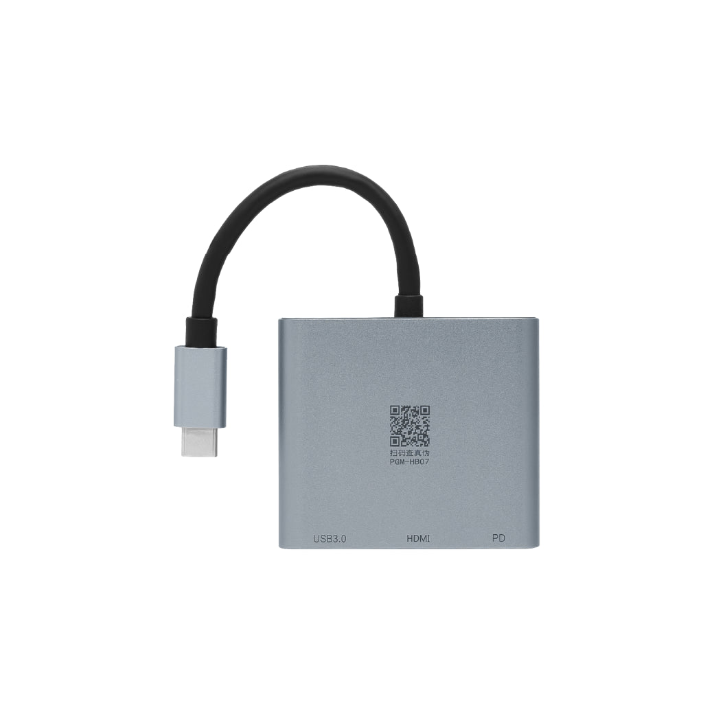 PISEN Type-C 3 in 1 Multi-Functional Docking station PGM-HB07