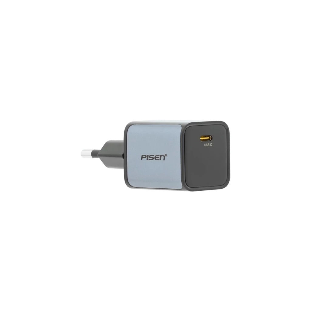 PISEN TP-C62 BOLT Lite 30W 1-Port GaN Fast Charger Grey TP-C62
