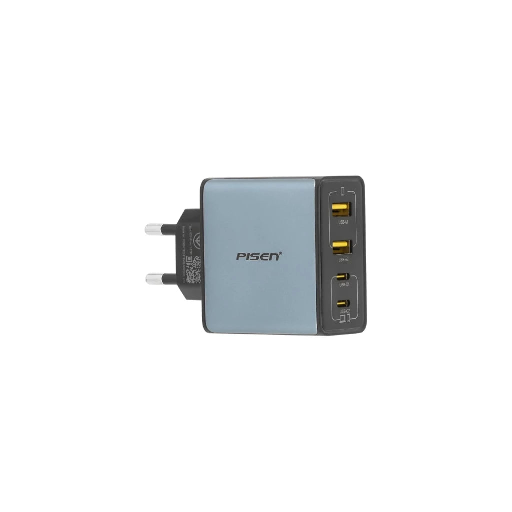 PISEN BOLT Lite 65W 2C2A GaN Fast Charger Set Grey TP-C66